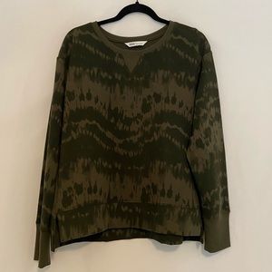 DSG Green tie-Dye Crewneck Sweatshirt